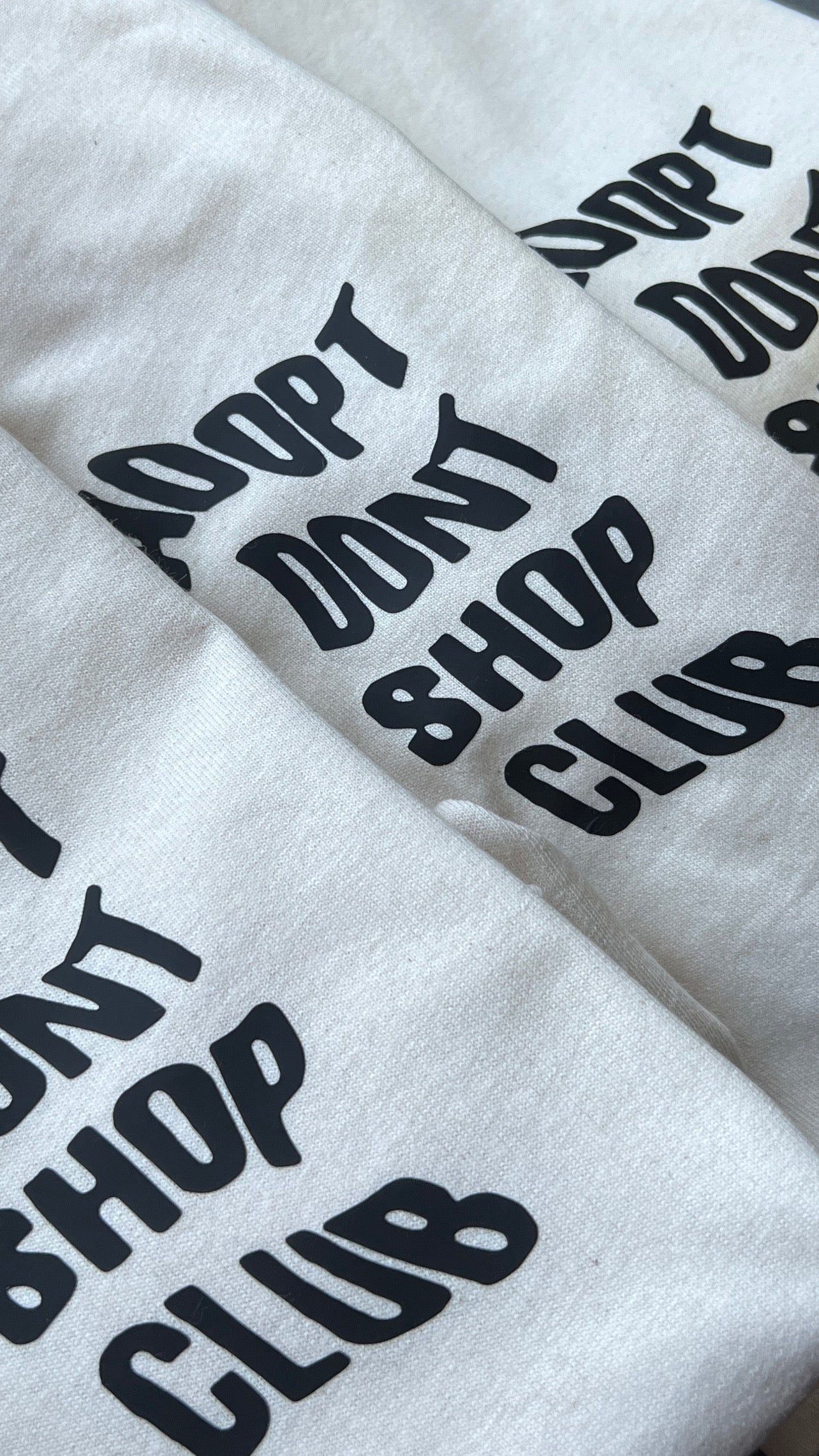 ADOPT DON'T SHOP CLUB T-SHIRT