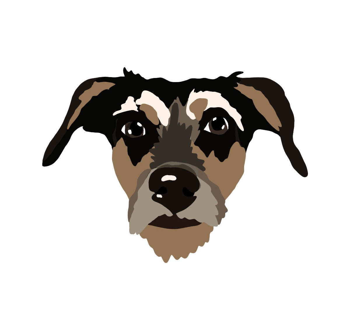 Individuelle digitale Tierportraits